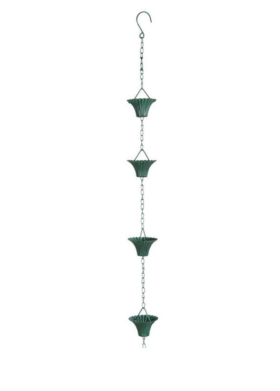 Łańcuch rynnowy Esschert Design vintage patynowana miedź 259 cm 1 szt.