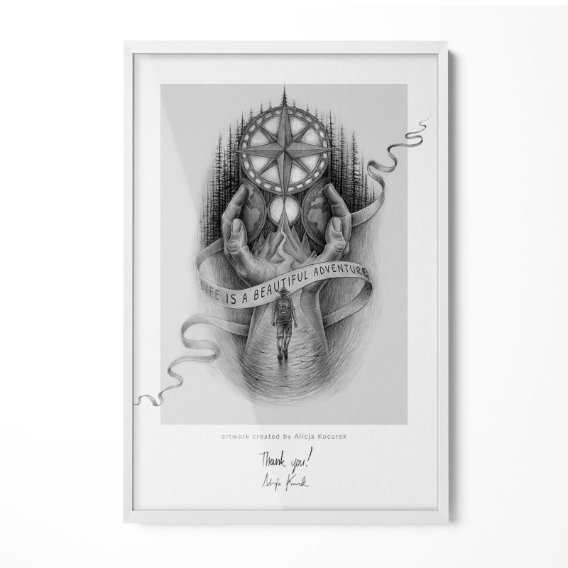 Ładna Ramka Na Zdjęcia Tulup 40x60 cm Biała 1 szt.