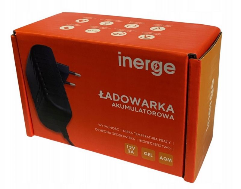 Ładowarka 12V 2A INERGE wtyk CHB-12-2-01 1 szt.