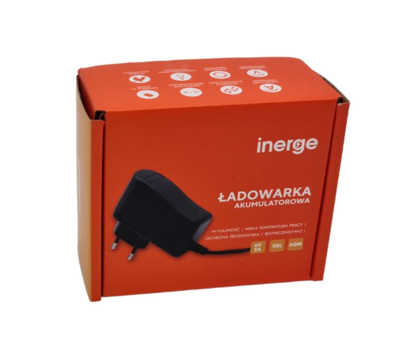 Ładowarka 6V 2A INERGE wtyk CHB-6-2-01 1 szt.