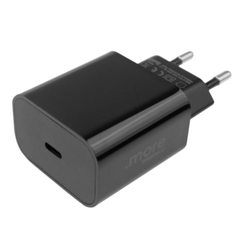 Ładowarka Sieciowa Eco-Light 20W Usb-C Czarna Szybkie Ładowanie Me61643 1szt,