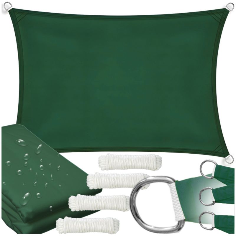 Gogarden Sun Sail Zelená obdélníková 3 X 2 M 1 ks.