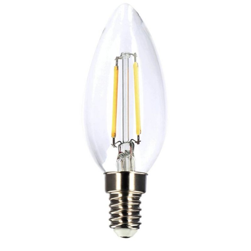 Żarówka dekoracyjna Edo Dari LED Filament 2,8W, E14, 2700K, 250lm, 230V, CLEAR C35, EDO777621  1 szt.