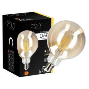 Żarówka dekoracyjna Edo Dari LED Filament 7W, E27, 2700K, 710lm, 230V, GOLD G125, EDO777636  1 szt.
