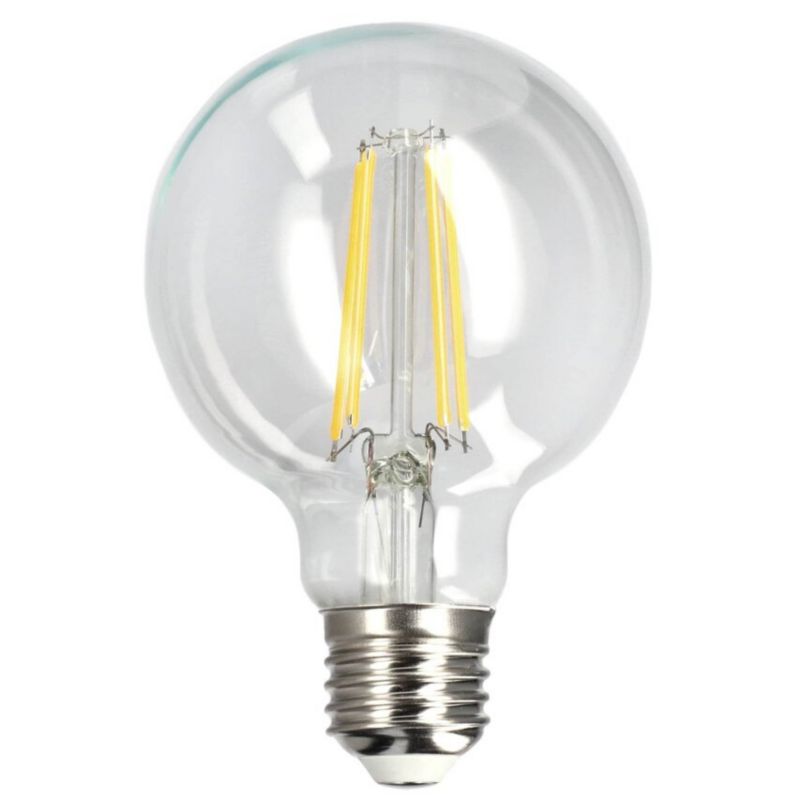 Żarówka dekoracyjna Edo Dari LED Filament, 7W, E27, 3000K, 806lm, 230V, CLEAR G80, EDO777631  1 szt.