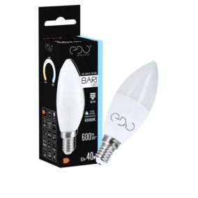 Żarówka Edo Bari LED 6,5W CW świeczka, E14, 6500K, 600lm, 220-240V EDO777664  1 szt.