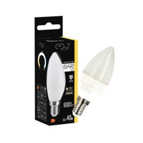 Żarówka Edo Bari LED 6,5W WW świeczka, E14, 3000K, 600lm, 220-240V EDO777662  1 szt.