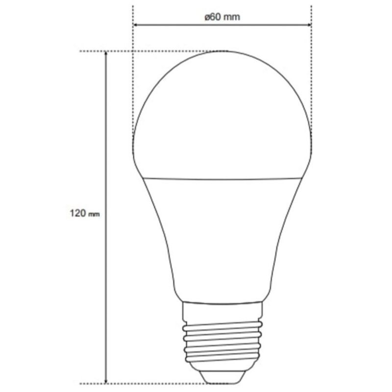 Żarówka Edo Mari LED E27 13W 6500K zimna CW 1300lm EDO777591  1 szt.