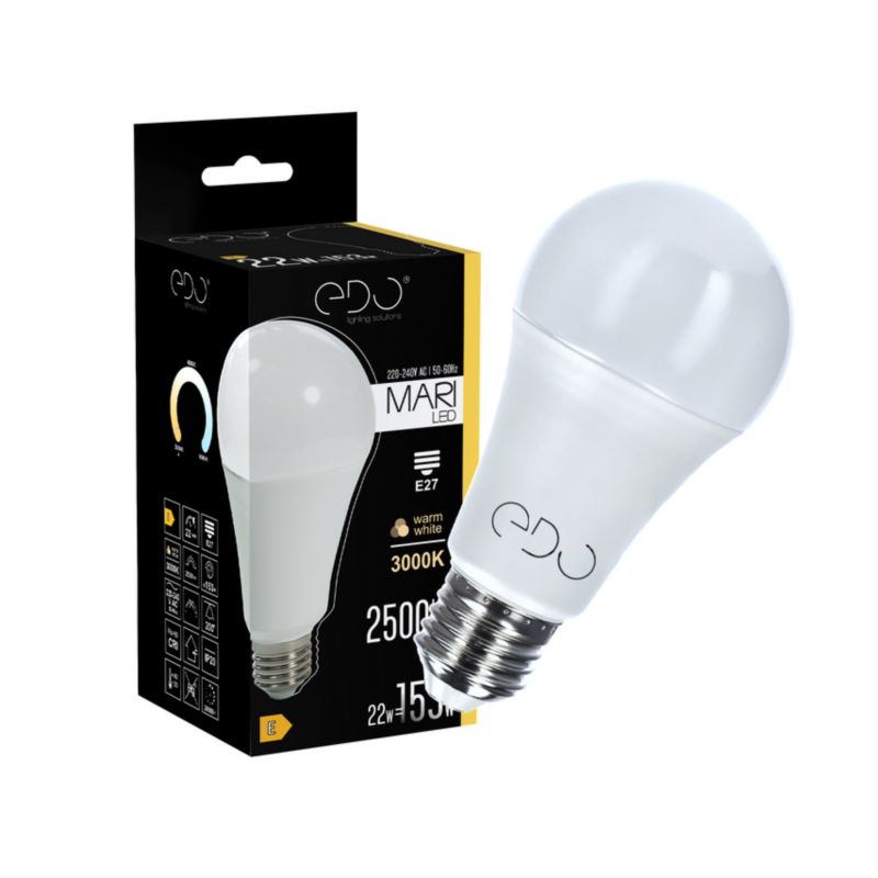 Żarówka Edo Mari LED E27 22W 3000K ciepła WW 2500lm EDO777507  1 szt.