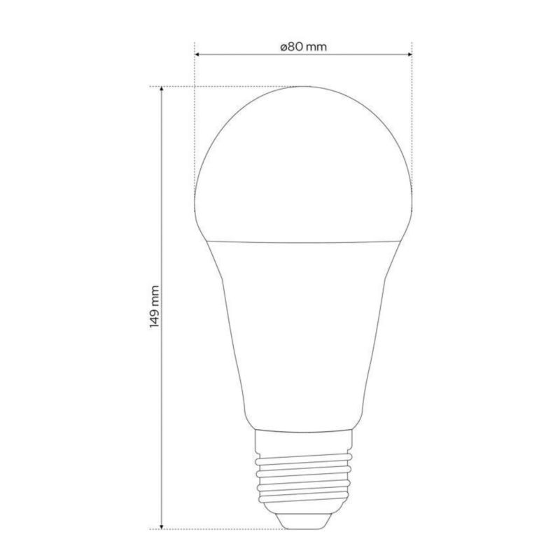 Żarówka Edo Mari LED E27 22W 3000K ciepła WW 2500lm EDO777507  1 szt.