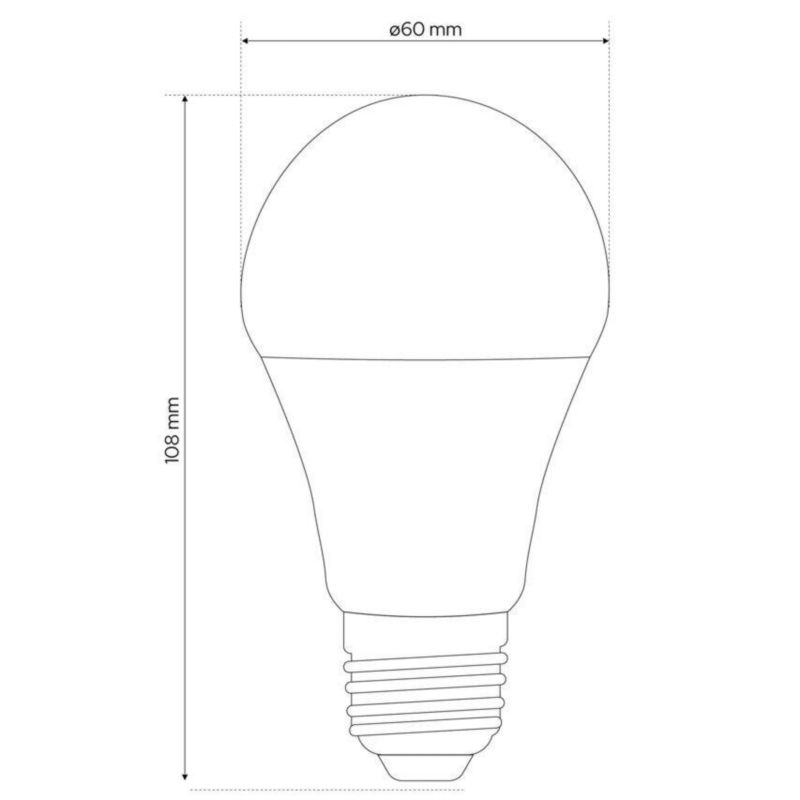 Żarówka Edo Mari LED E27 8,5W 4000K neutralna NW 806lm EDO777433  1 szt.
