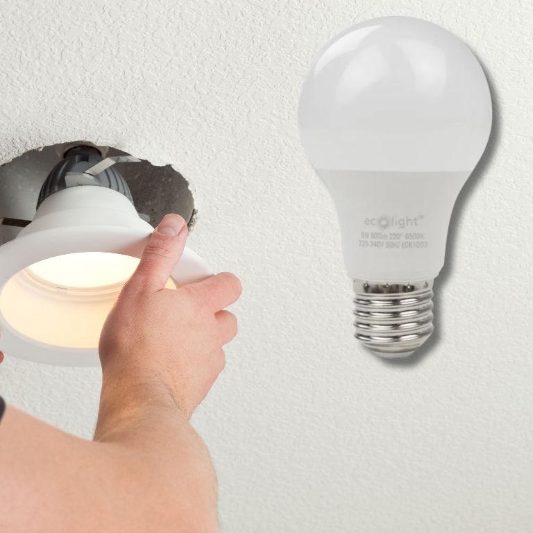Żarówka LED Ecolight Klasyczna A60 E27 9W 900 Lm 3000K 1 Szt