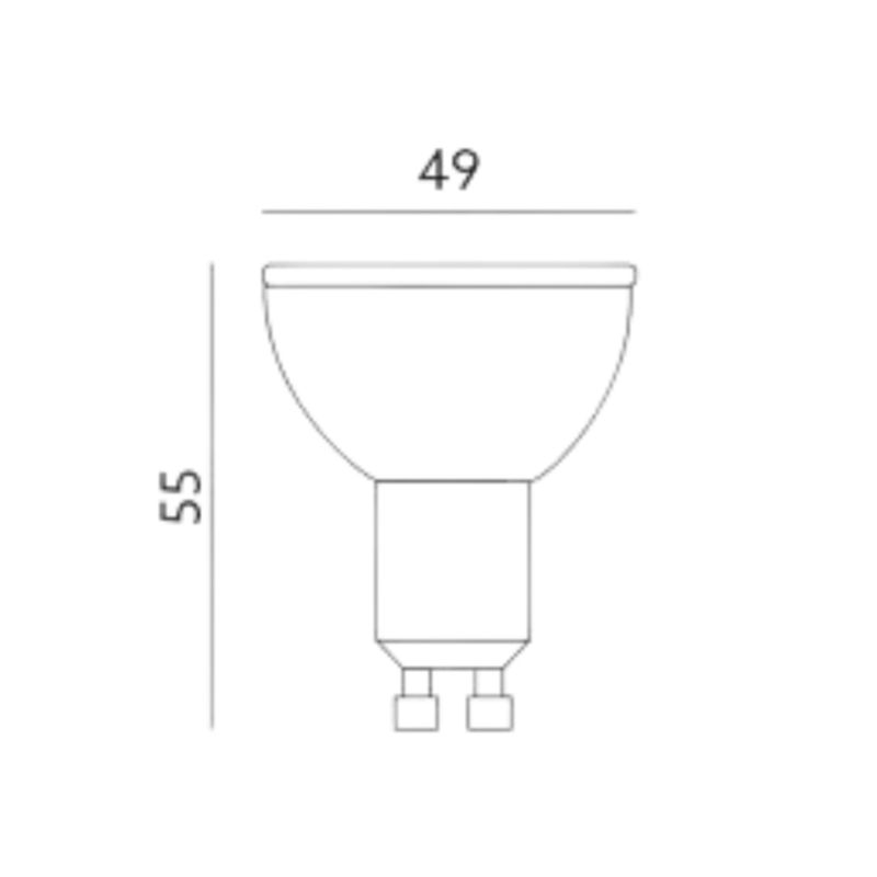 Żarówka LED GU10 7W 4000K Kobi Kalgu7Nb 1 szt