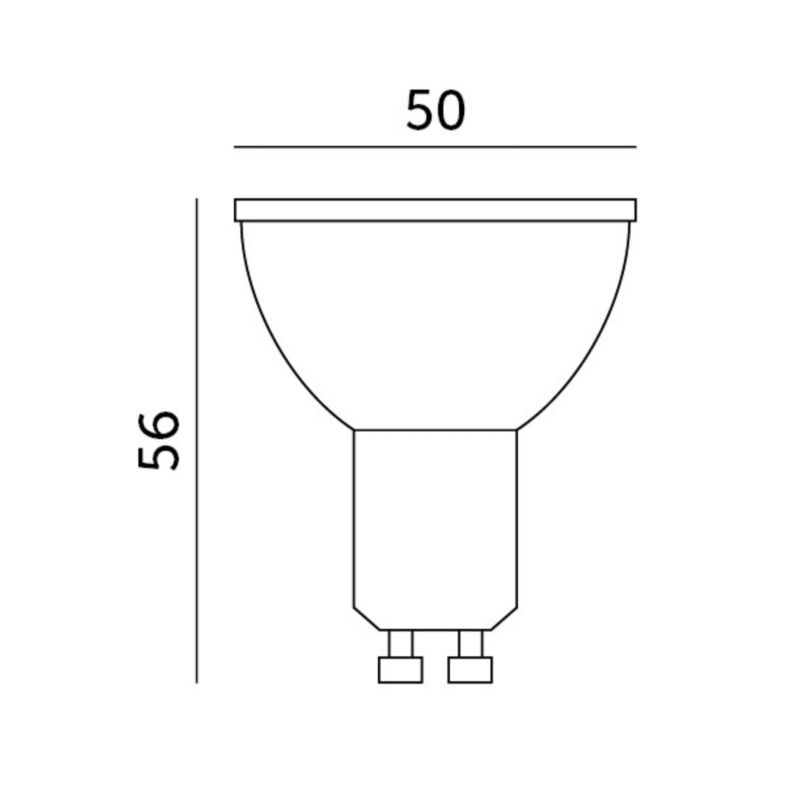 Żarówka LED GU10 Kobi KAGU7 7W 4000K 540 lm 230V 1 SZT