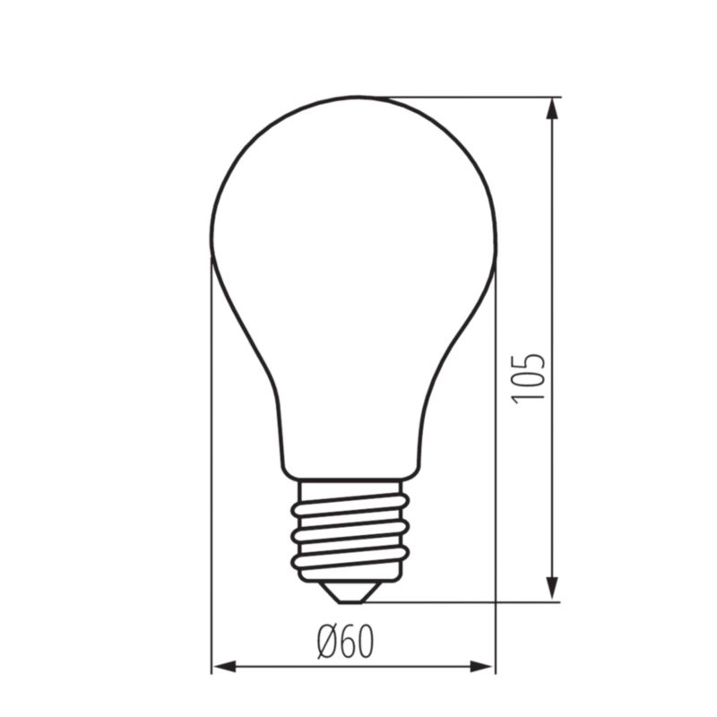 Żarówka LED Kanlux XLED A60 10W 1520 lm 4000K E27 matowa 1 szt.