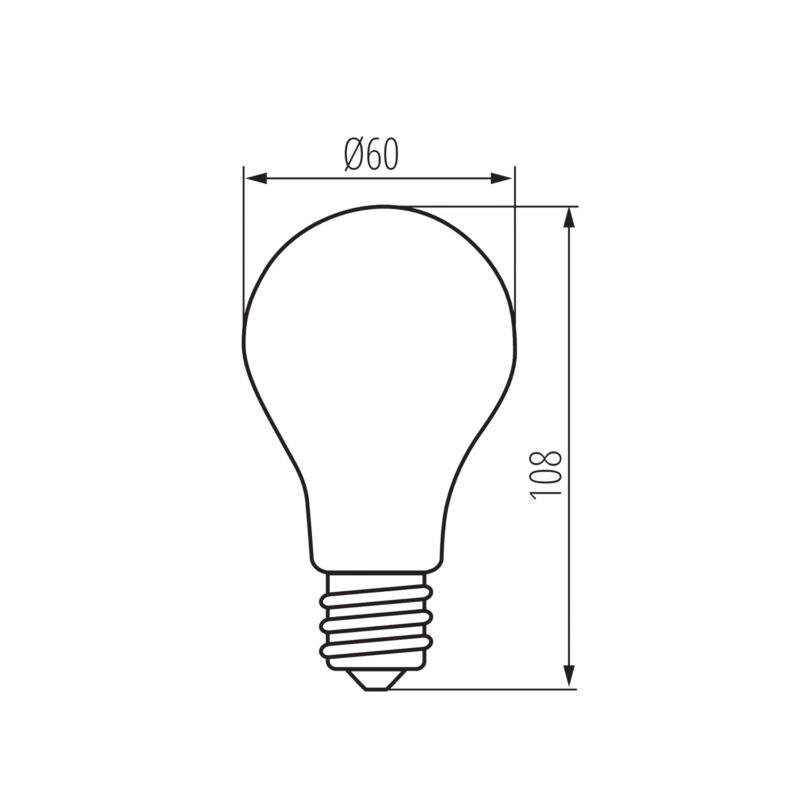 Żarówka LED Kanlux XLED A60 E27 7W 6500K 1 szt