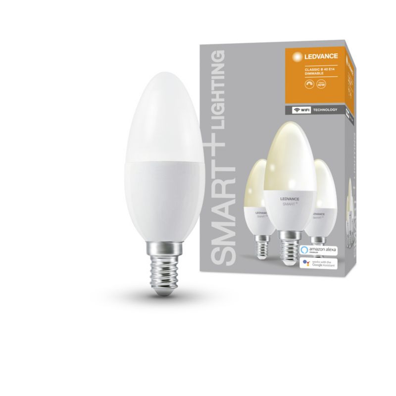 Żarówka LED Ledvance E14 Świeczka 4.9W 470lm 2700K Ściemnialna Smart + WiFi 1 szt.