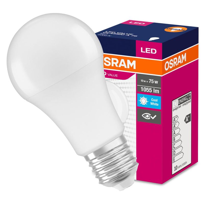 Żarówka LED Osram A60 E27 10W 1055lm 4000K 200st 1 szt.