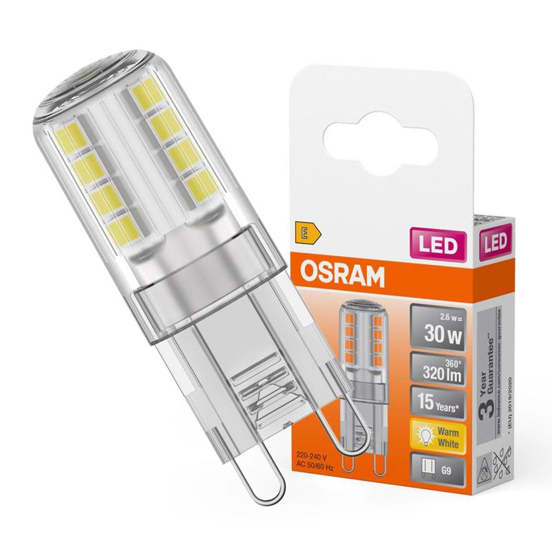 Żarówka LED Osram Kapsułka G9 2.6W 320lm 2700K 300st LED PIN 1 szt.