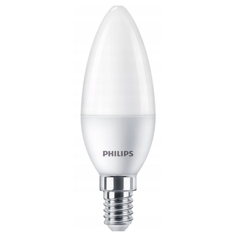Żarówka Philips E14 7W 4000K Żarówka LED świeczka mat 806lm CandNW 1 szt.