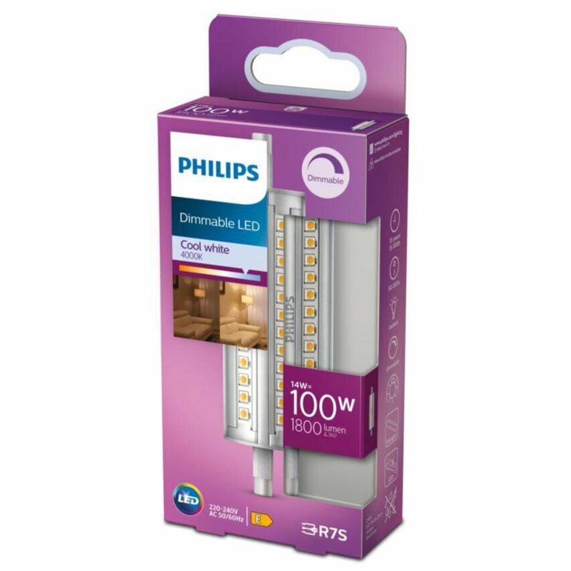 Żarówka Philips LED R7S 14W 4000K neutralna 1800lm ściemnialna 118mm 1 szt.