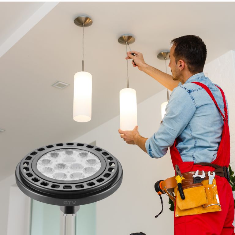 Żarówka reflektor LED GU10 12W 3000K 950 lm GTV LD-ES11100-30 ES111 1 SZT