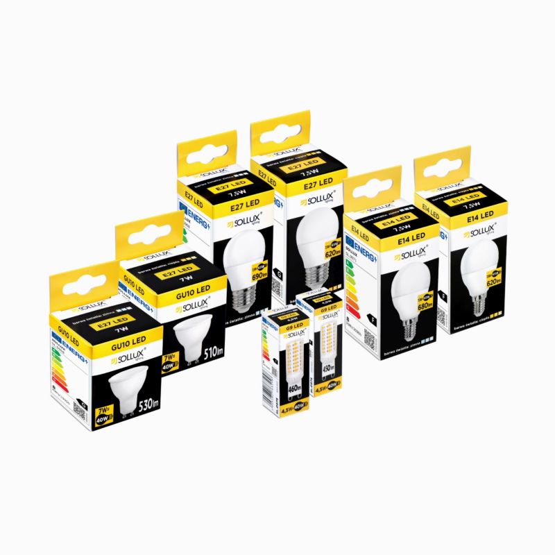 Żarówka Sollux Lighting LED E14 4000K 7,5W 680lm 1 szt.