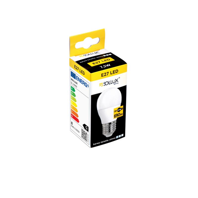 Żarówka Sollux Lighting LED E27 4000K 7,5W 690lm 1 szt.