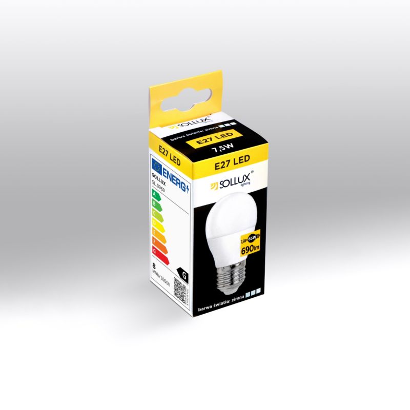 Żarówka Sollux Lighting LED E27 4000K 7,5W 690lm 1 szt.