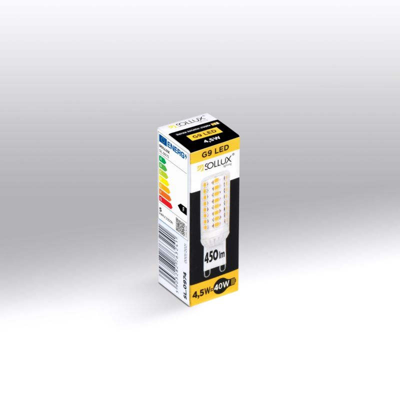 Żarówka Sollux Lighting LED G9 3000K 4,5W 450lm 1 szt.