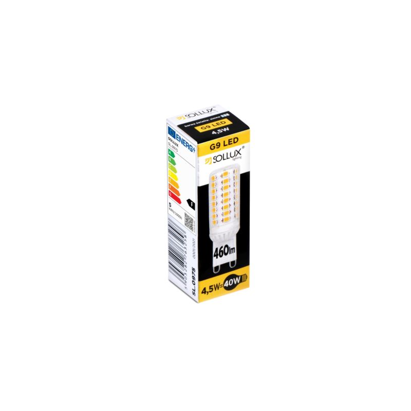 Żarówka Sollux Lighting LED G9 4000K 4,5W 460lm 1 szt.