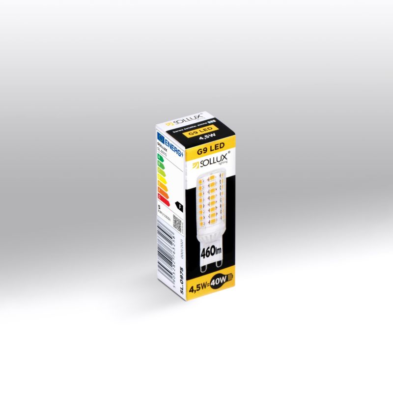 Żarówka Sollux Lighting LED G9 4000K 4,5W 460lm 1 szt.