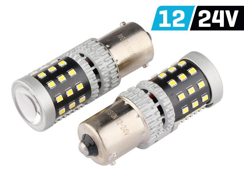 Żarówka VISION R5W/R10W BA15s 12/24V 39x 2016 SMD LED, nonpolar, CANBUS ...