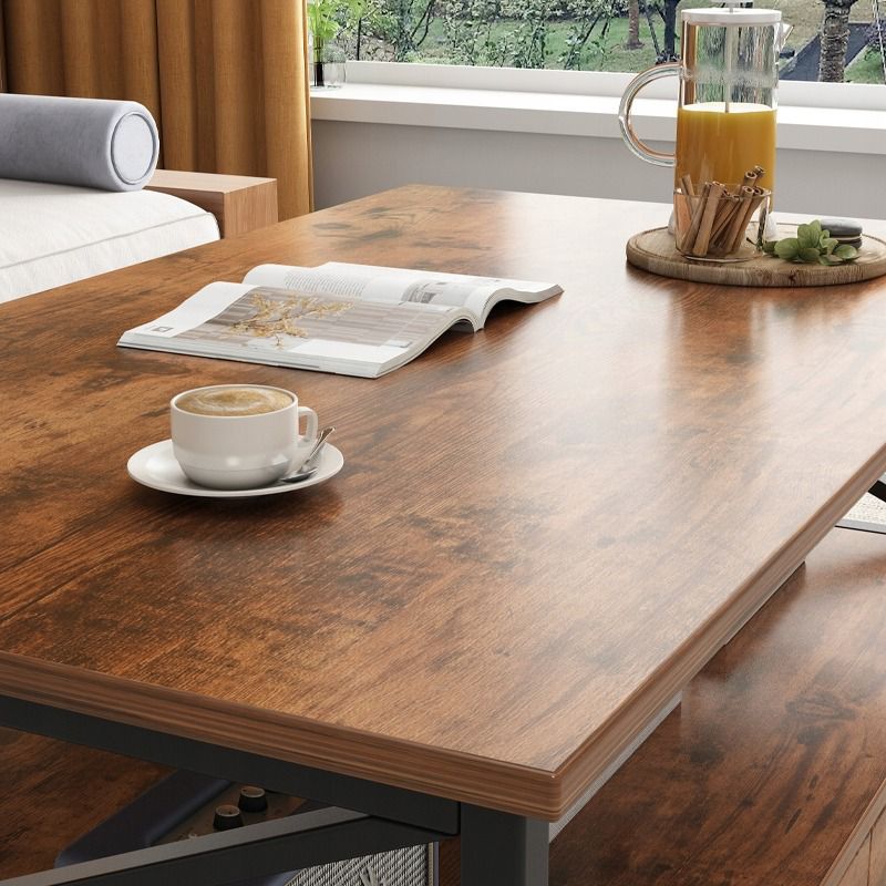 Ława industrialna Rebiko stolik drewniany kawowy loft do salonu 100 cm 1 szt.