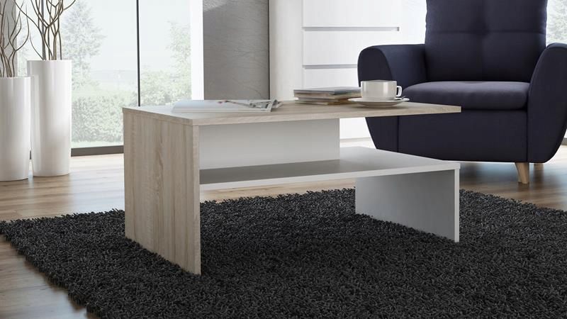 Ława Matkam stolik OLA 100 cm Per biały-sonoma 1 szt.