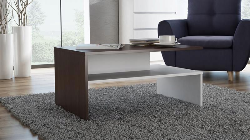 Ława Matkam stolik OLA 100 cm Per biały-wenge 1 szt.
