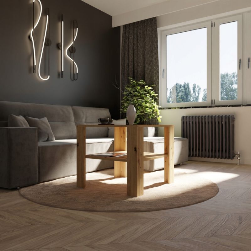 Ława Matkam stolik WYSOKA 68x68 EX3 dąb artisan 1 szt.