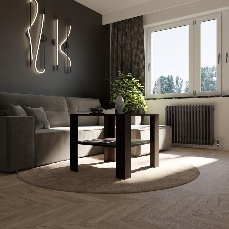 Ława Matkam stolik WYSOKA 68x68 EX3 wenge 1 szt.