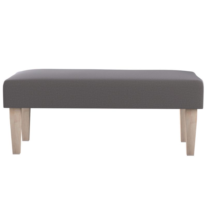 Ławka Dekoria 100 x 40 x 40 cm brązowy welwet 1 szt.