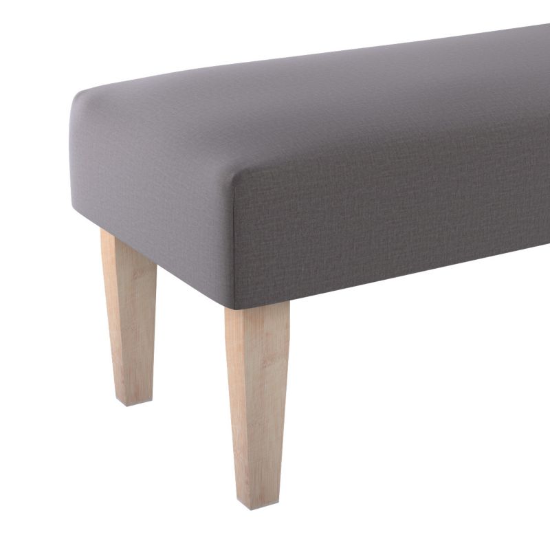 Ławka Dekoria 100 x 40 x 40 cm brązowy welwet 1 szt.