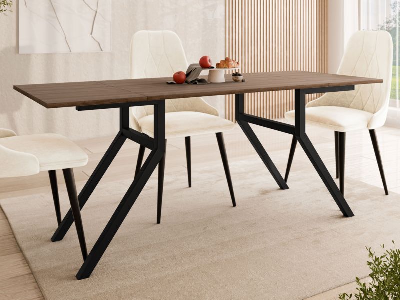 Ławostół MIRJAN 24 Xena Bis czarny + orzech franklin tobacco 1 szt.