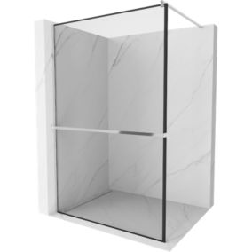 ściana prysznicowa Mexen Kioto+ czarny wzór 70x200 cm 800-070-121-01-70 1 szt.