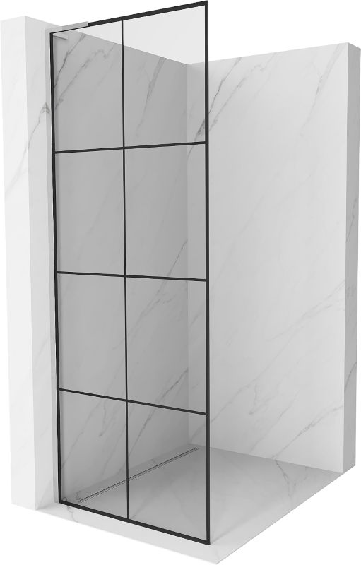 ściana prysznicowa Mexen Kioto L czarny wzór 70 x 200 cm 800-070-103-01-77 1 szt.