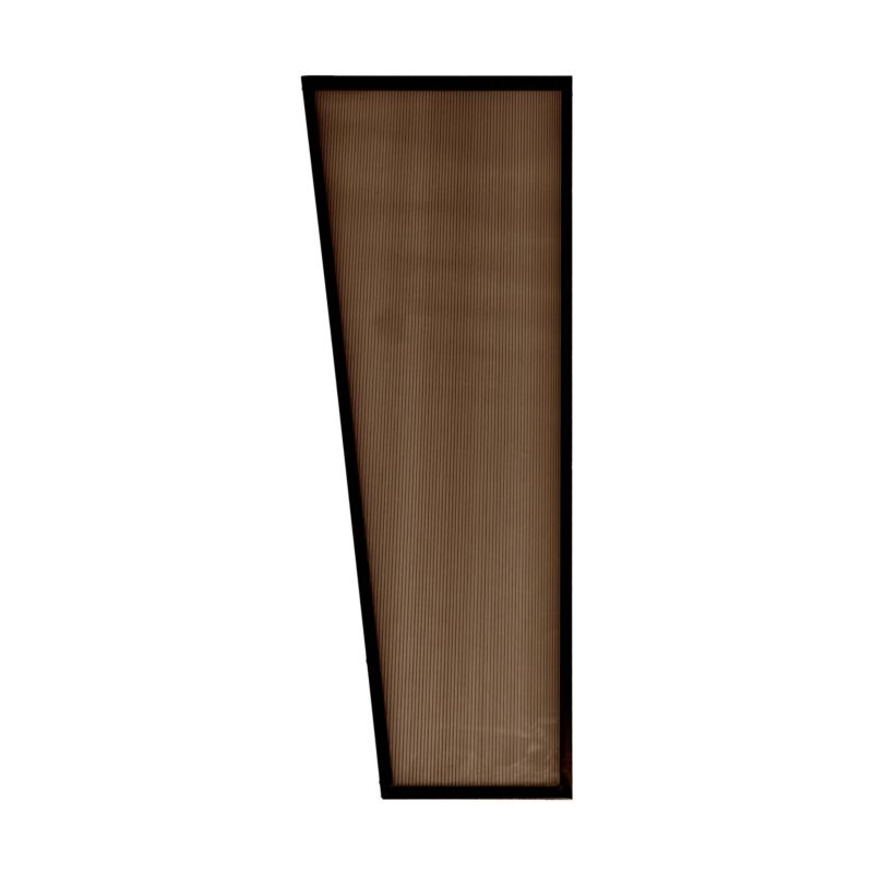 Ścianka daszku łukowego Scala 180x50x30 cm poliwęglan dymny 1 szt.