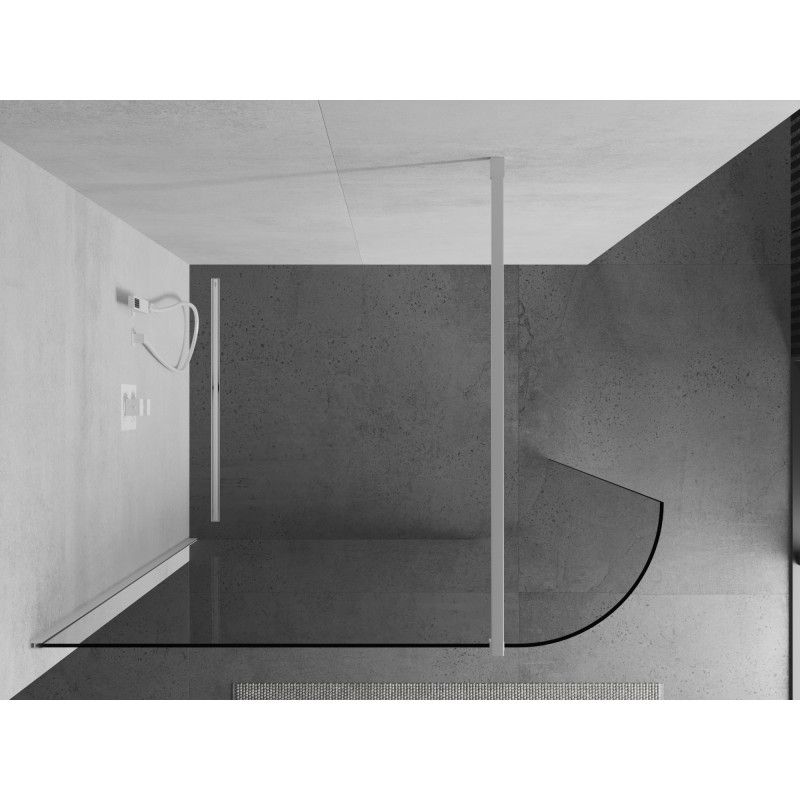 Ścianka prysznicowa Mexen Kioto biała 100x200 cm  800-100-101-20-06 1 szt.