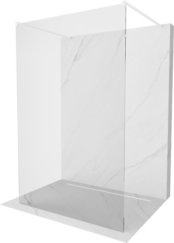 Ścianka prysznicowa Mexen Kioto biała 120x200 cm  800-120-002-20-00 1 szt.