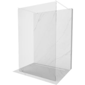 Ścianka prysznicowa Mexen Kioto biała 120x200 cm  800-120-002-20-00 1 szt.