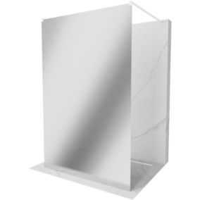 Ścianka prysznicowa Mexen Kioto biała 120x200 cm  800-120-002-20-50 1 szt.