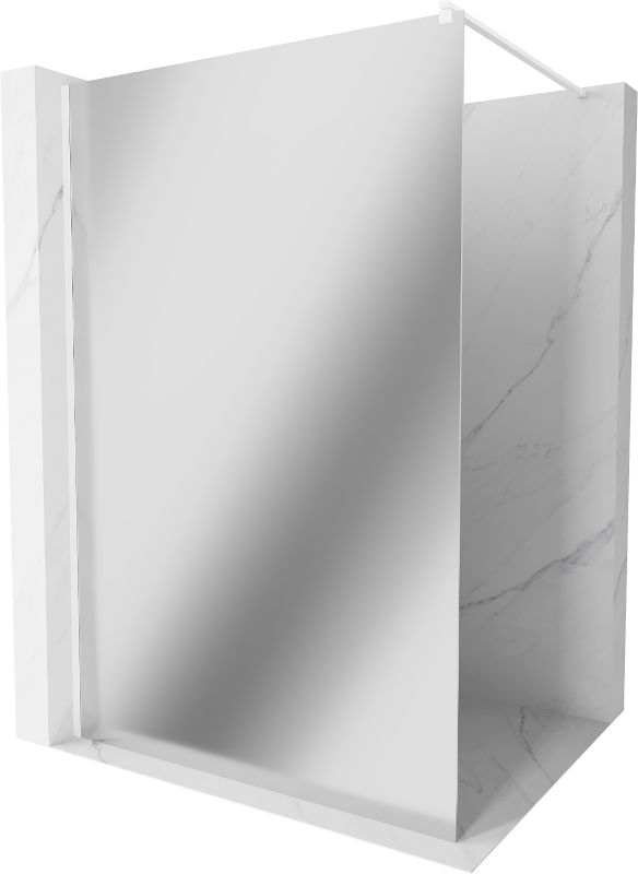 Ścianka prysznicowa Mexen Kioto biały 80x200 cm 1 szt.