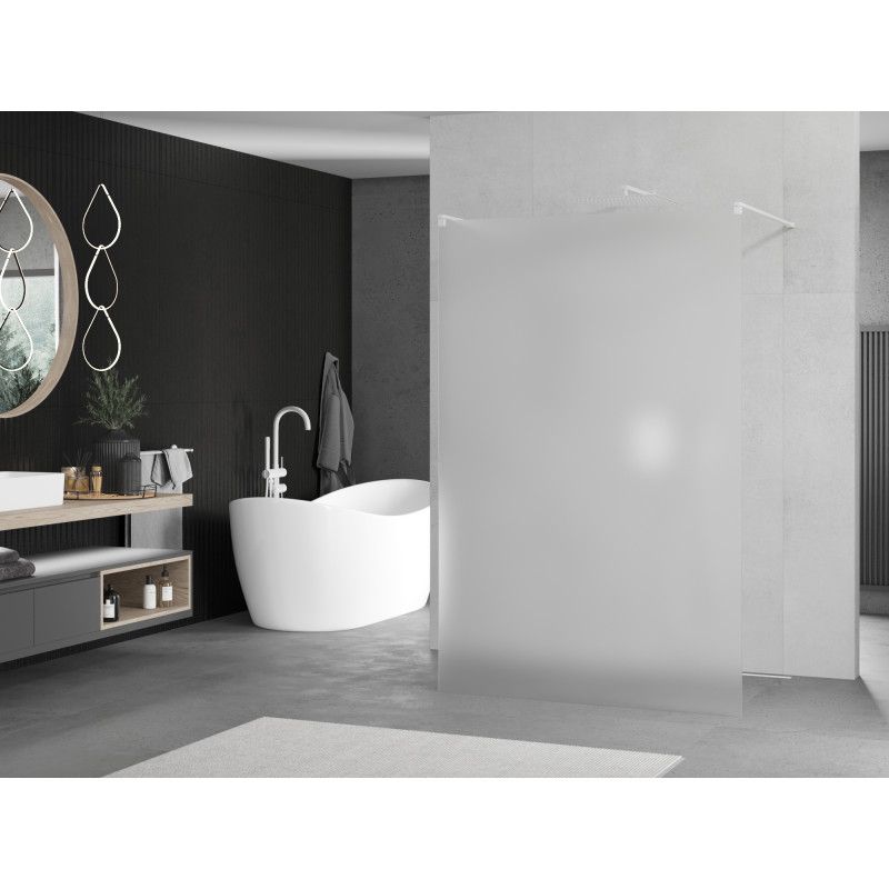 Ścianka prysznicowa Mexen Kioto biały szron 120x200 cm 800-120-002-20-30 1 szt.